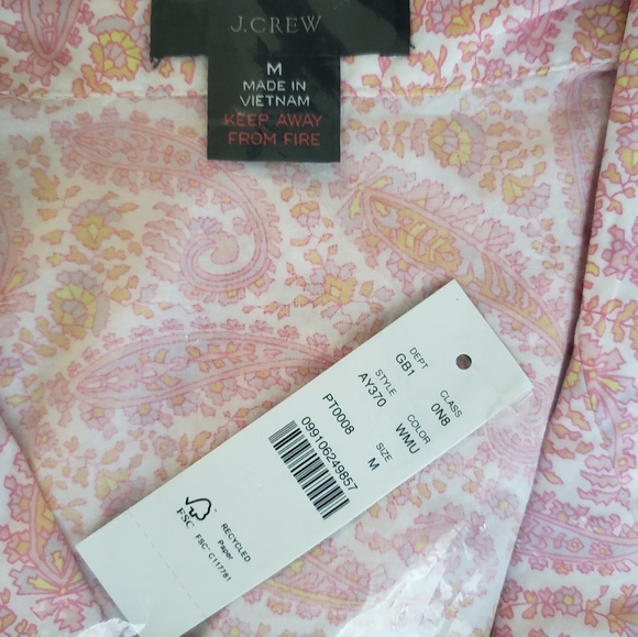 J. Crew | Cotton Poplin Pajama Shorts Set - Picture 12 of 14